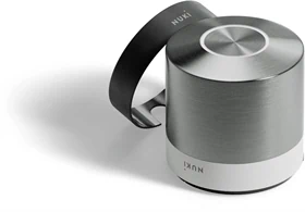 מערכת נעילה חכמה לדלת Nuki Smart Lock Ultra - גוף נירוסטה עם טבעות בסיס בצבע שחור / לבן