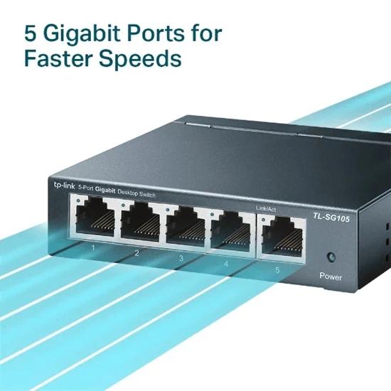 LS105G 5-Port 10/100/1000Mbps Desktop Network Switch business-networking